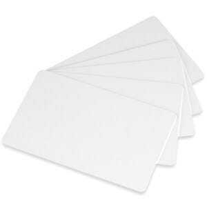 Cards .76mm PVC Plain White CR80 (box 500)