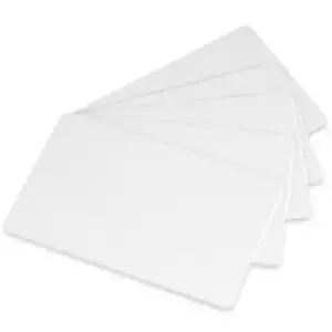 Cards .76mm PVC Plain White CR80 (box 500)