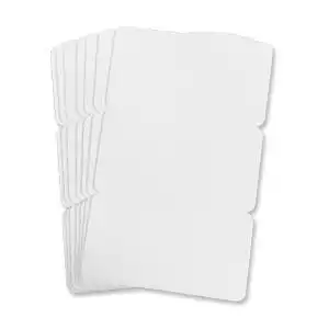 Cards .76mm PVC Triple Keytags CR80 (500 Pack)