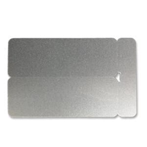 Cards 1.00mm PVC Silver Double Name Badge CR80 (250 Pack)