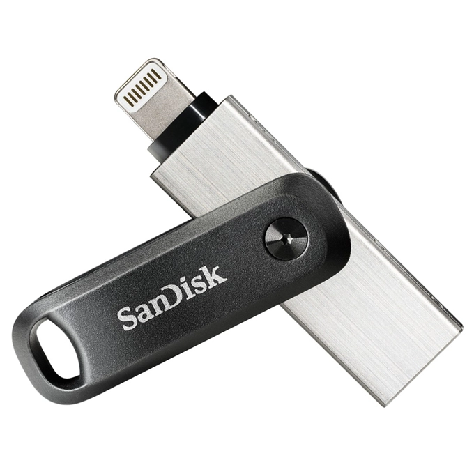Sandisk Ixpand Flash Drive GO SDIX60N 128GB Black Ios USB 3.0 2Y, by Sandisk