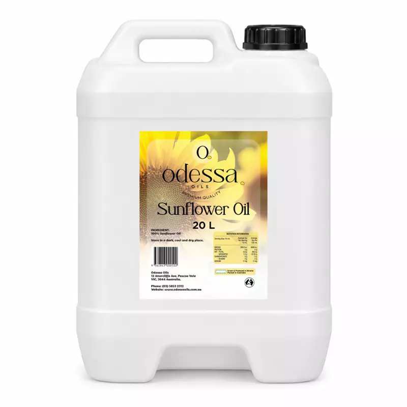 Sunflower Oil - 20L - Cube