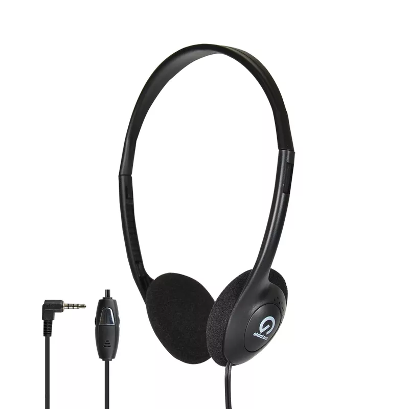Shintaro Stereo USB Headset with Noise Cancelling Microphone (SH-127) - Adjustable, Lightweight, In-line Control - USB 2.0/3.0/3.1 Compatible