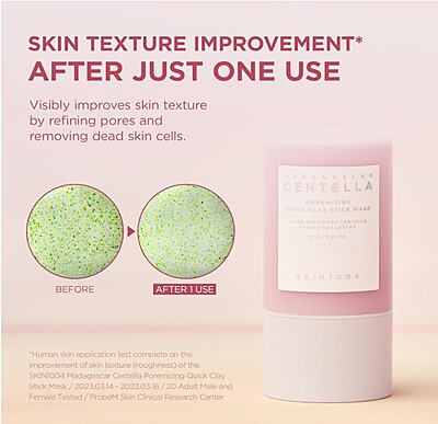 SKIN1004 Madagascar Centella Poremizing Quick Clay Stick Mask 27g