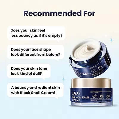 DR.G BLACK SNAIL CREAM 50ML+50ML+15ML