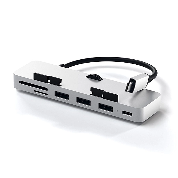 Satechi Type-C Aluminium Clamp Hub Pro Silver