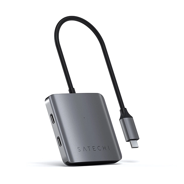 Satechi Aluminium 4 Port USB-C Hub (Space Grey)