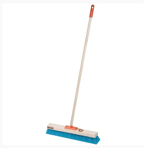 Platform Broom Soft Bristle Wood Handle 460mm