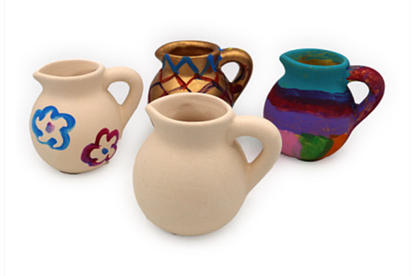 Chanukah Oil Jug with One Handle – Ceramic Craft