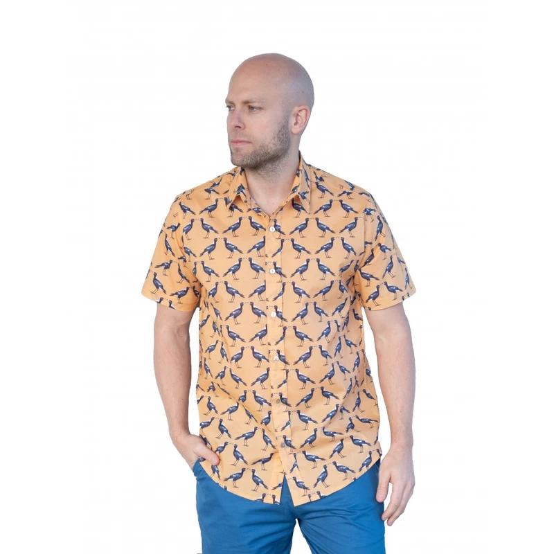Magpie Marigold- Ozzie Mens Short Sleeve Shirt