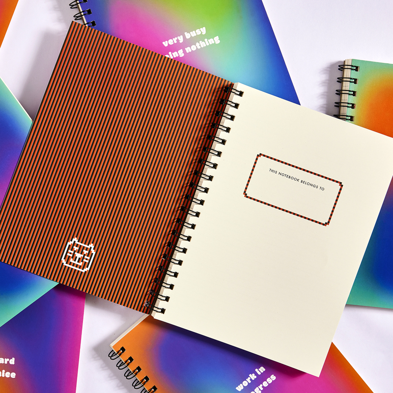 Tiger Notes - Blurred Series B5 Spiral Notebook