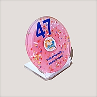 Table Number 'Pink Donut'