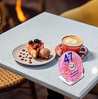 Table Number 'Pink Donut'