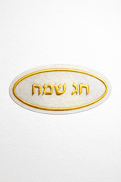 Chag Sameach Sticker Roll (250 Stickers)