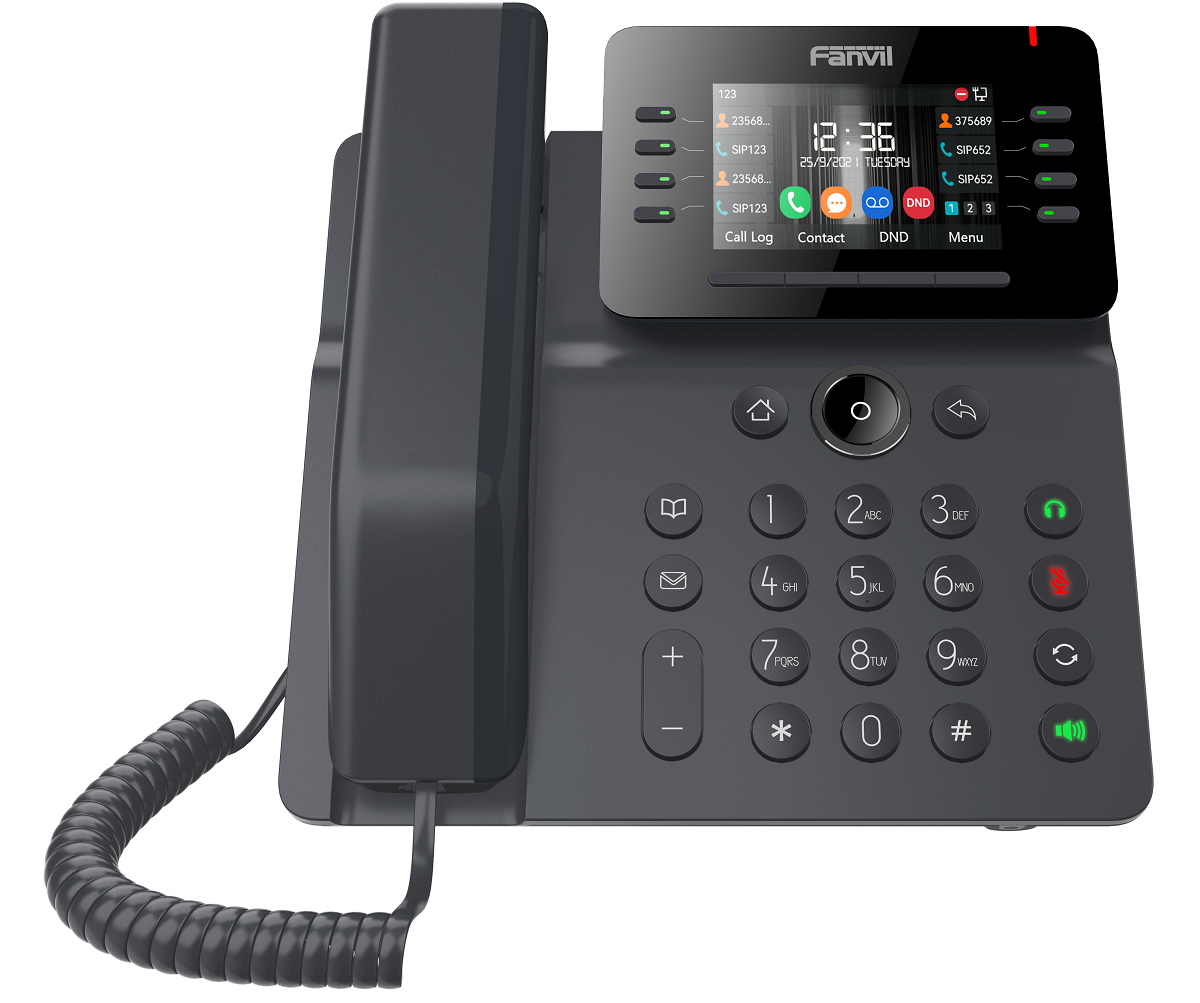 V64 Fanvil Prime Business IP Phone – 3.5″ Colour Screen