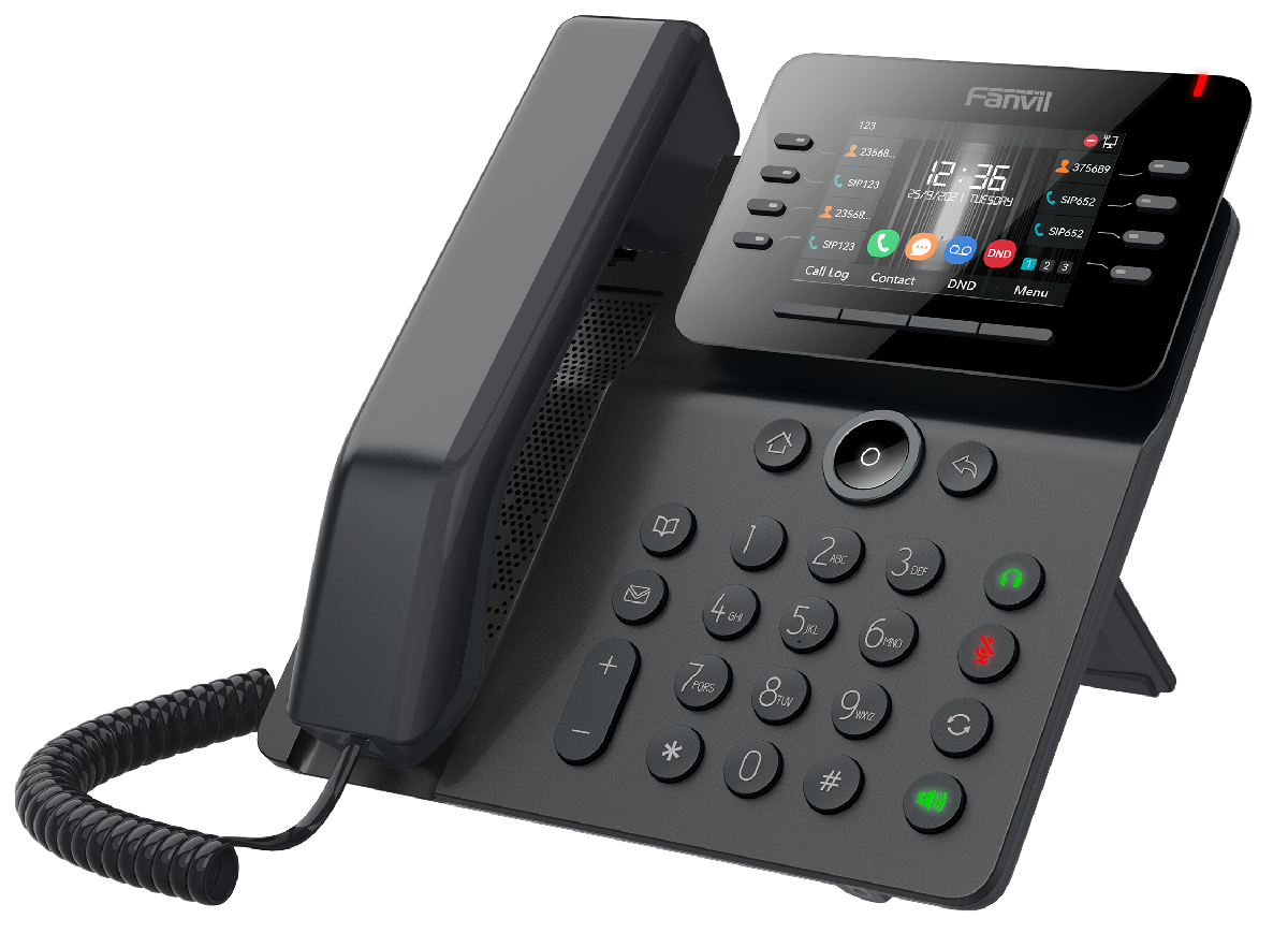V64 Fanvil Prime Business IP Phone – 3.5″ Colour Screen