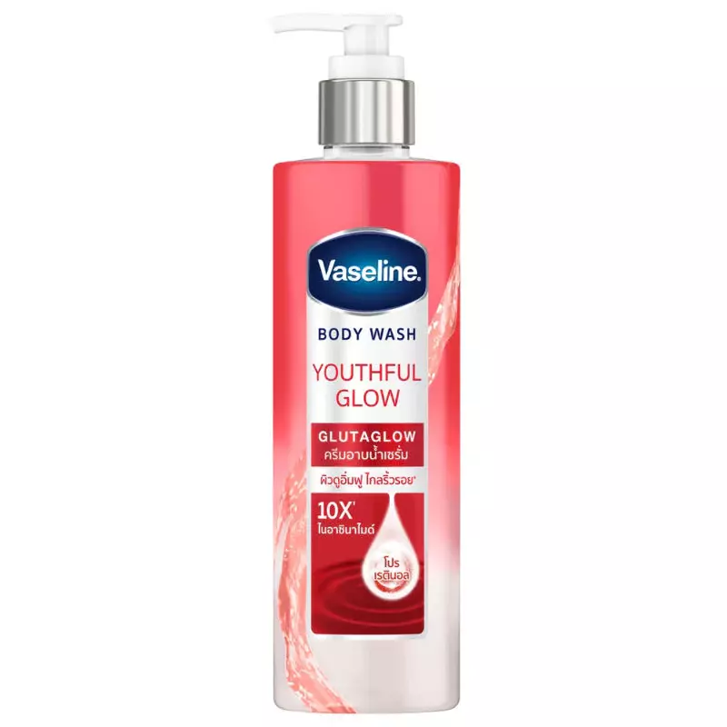 Vaseline Youthful Glow Body Wash bottle – 425 ml brightening cleanser
