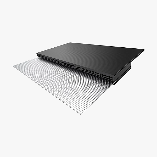 RIDGE VENT-RV10P HALF “BARGE VENT” (1.2MTR LENGTH)