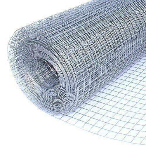 Welded Mesh, Galvanised | 900mm Wide, 25x25mm Aperture, 1.25mm Thick (10m Roll)