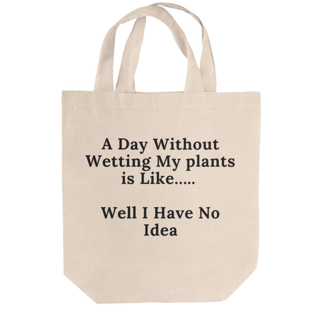 Wetting My Plants Orchid Large Tote Bag