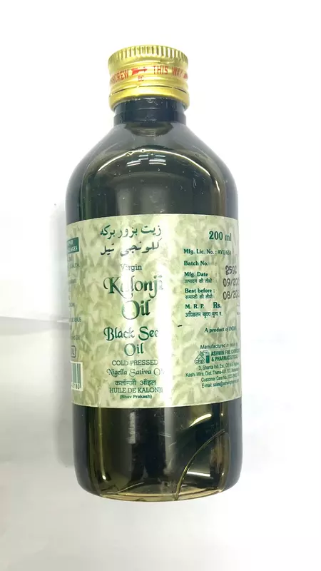 Ashwin Kalonji (Black seed) Oil 200Ml