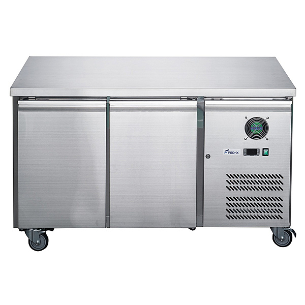 FED-X S/S Two Door Bench Fridge - XUB6C13S2V