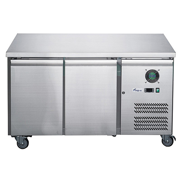 FED-X S/S Two Door Bench Freezer - XUB6F13S2V