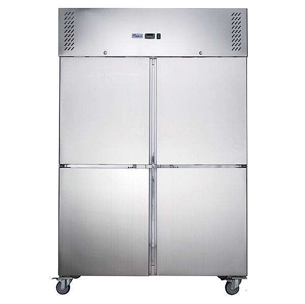 FED-X S/S Four Door Upright Fridge - XURC1410S2V