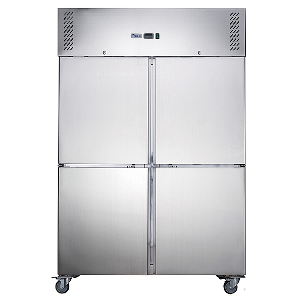 FED-X S/S Four Door Upright Freezer - XURF1410S2V
