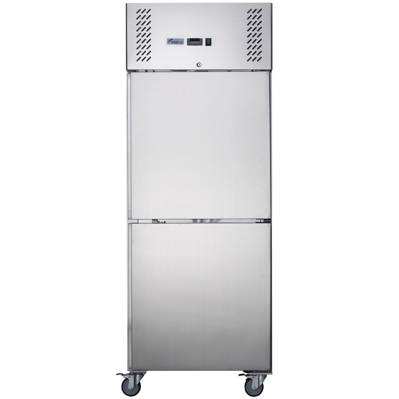 FED-X S/S Two Door Upright Freezer - XURF650S1V