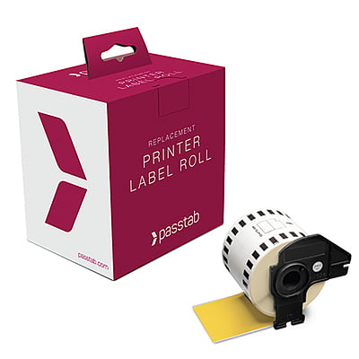 Printer Label Roll (Yellow)