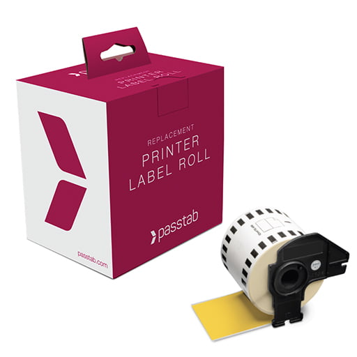 Printer Label Roll (Yellow)