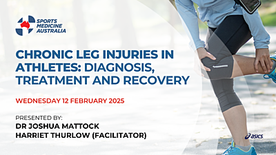 WEBINAR: Chronic leg injuries in athletes - Diagnosis, treatment and recovery
