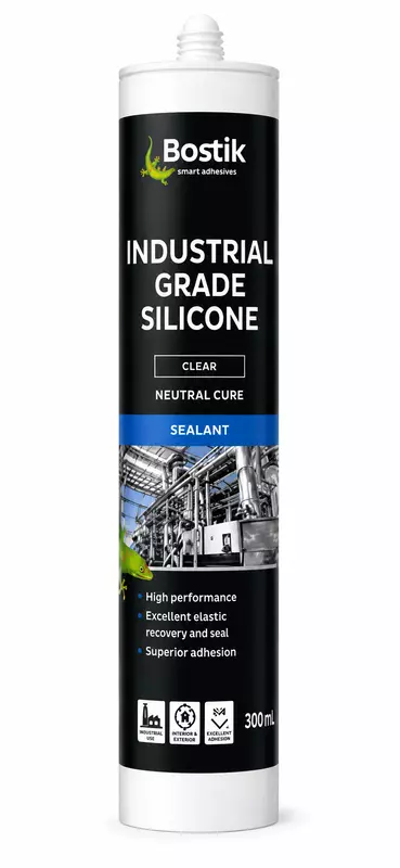 Bostik Industrial Grade Silicon Clear - 300ml