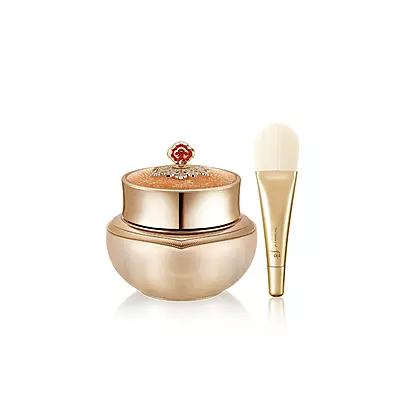 Sleeping mask enriched with herbal anti-aging ingredients