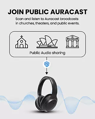 Aria Aura Auracast Headphones