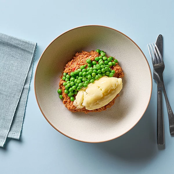 Lamb Shepherd's Pie With Creamy Mashed Potato, Peas