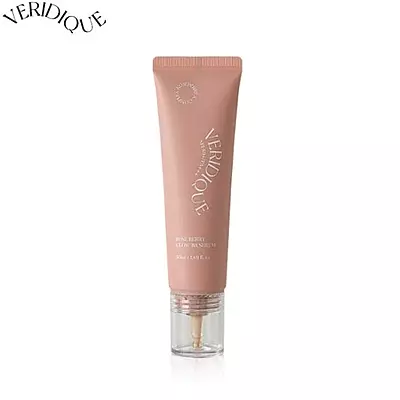 Product shot with rose berries – highlighting glow and natural ingredients