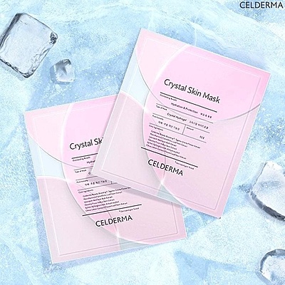 Fresh and glowing skin after using CELDERMA Crystal Skin Mask