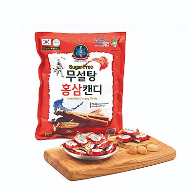 Sugar-free red ginseng hard candy – healthy herbal alternative