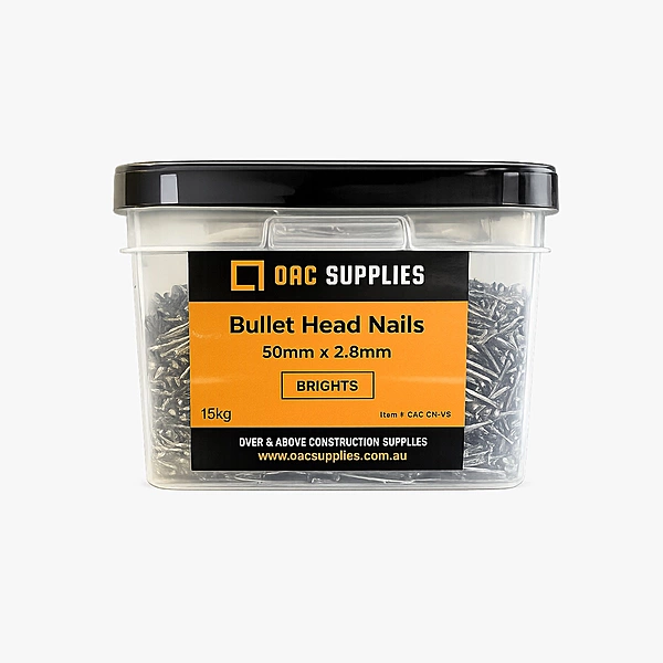 OAC 50mm Bullet Head Nails 15kg