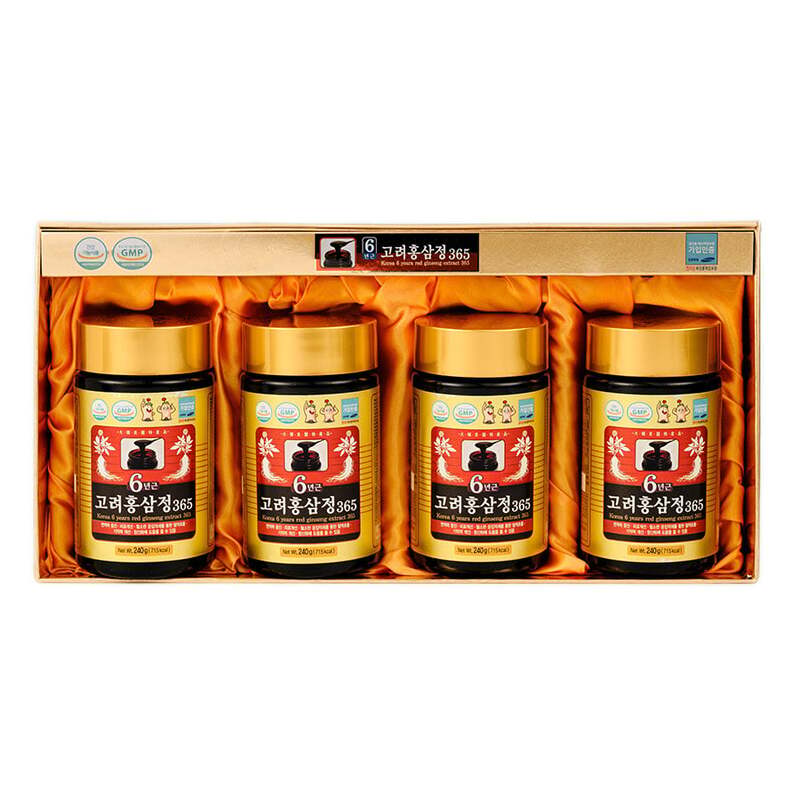365 Korea 6-Year Red Ginseng Extract bottle – premium Korean herbal supplement