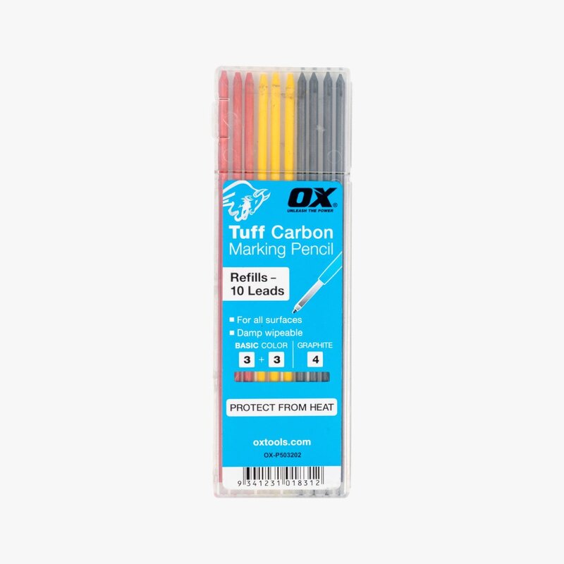 OX Tuff Carbon Coloured Lead Refills | 10 Pack