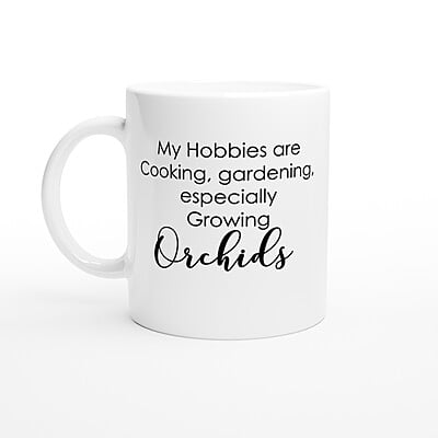 My Hobbies Orchid Coffee Mug My Hobbies Orchid Coffee Mug
