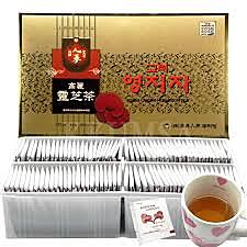Linhzhi mushroom tea packets – Traditional Korean herbal tea for wellness