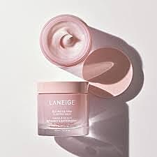 Jar of LANEIGE Bouncy & Firm Sleeping Mask – Skin Plumping Moisture Boost"