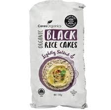 Ceres Black Rice Cakes Lightly Salted 110g (Order 12 for box discount) Ceres Black Rice Cakes Lightly Salted 110g (Order 12 for box discount)