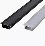 Led Channel Black - With Lip
