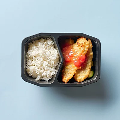 Vietnamese Fried Barramundi, Rice, Zucchini