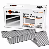 40mm (1-9/16") C Series Galvanised 16 Gauge Brads – Spotnails SN16525